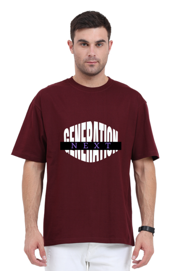 Men's & Women's Oversized 'Generation Next' Graphic T-Shirt