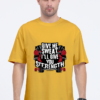Men's & Women's Oversized Graphic Tee - 'Give Me Sweat, I’ll Give You Strength' Motivational Gym Shirt | Comfortable look | Available in Black, White, Gray, Maroon and Mustard Yellow.