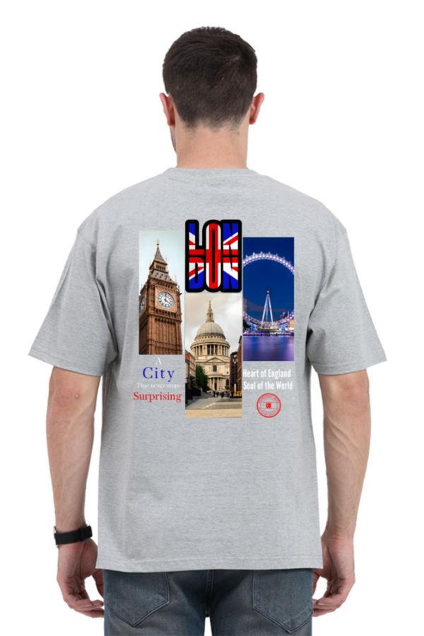 Men's & Women's Oversized 'London City Vibes' Graphic T-Shirt