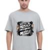 Men's & Women's Oversized Hustle & Muscle Graphic TShirt | Gym Motivation | Available in Black, White, Gray and Navy Blue